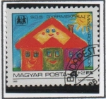 Stamps Hungary -  Aldea Infantil SOS 3º Anv.