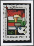 Stamps Hungary -  40º Anv. Liga Juvenil Comunista