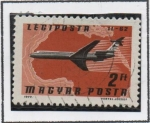 Stamps Hungary -  Aviones, líneas Aéreas: IL-62,CSA, Norte d' Africa