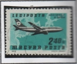 Stamps Hungary -  Aviones, líneas Aéreas:  A 300B Airbus, noreste d' Europa