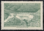 Stamps Chile -  Central Hidroelectica de Rapel