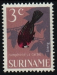 Stamps Suriname -  serie- Pajaros