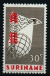 Stamps Suriname -  Inauguración T.V. Nacional