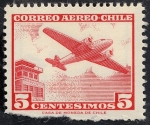Stamps : America : Chile :  Aviación