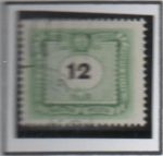 Stamps Hungary -  cifras