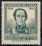 Stamps Chile -  J.J. Prieto