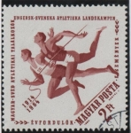 Stamps Hungary -  L anv d' encuentro deportivo con Suecia