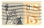 Sellos de America - Estados Unidos -  estatua de la libertad