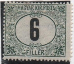 Stamps Hungary -  Cifras
