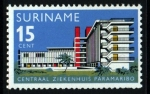 Sellos de America - Surinam -  Inauguración hospital Paramaibo