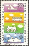 Stamps Turkey -  europa cept, transportes y comunicacion, medios de transporte