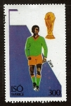 Stamps Zambia -  fotbulista