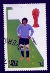 Stamps Uruguay -  fotbulista