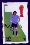 Stamps : America : Uruguay :  fotbulista