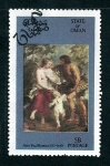 Stamps Oman -  pintura