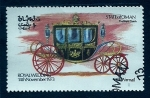Stamps Oman -  Carroza real