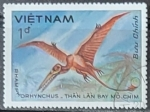 Stamps Vietnam -  Animales prehistóricos:  Rhamphorhynchus
