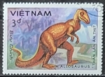 Sellos de Asia - Vietnam -  Animales prehistóricos: Allosaurus