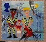 Stamps United Kingdom -  Millennium - mantenimiento de la Paz