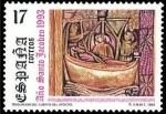 Stamps Spain -  ESPAÑA 1993 3252 Sello Nuevo Año Santo Jacobeo Traslado del Cuerpo de Santiago desde Palestina Miche