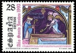 Stamps Spain -  ESPAÑA 1993 3253 Sello Nuevo Año Santo Jacobeo Descubrimiento de la tumba Michel3112 Scott2708