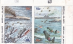 Stamps Marshall Islands -  II GUERRA MUNDIAL- Batalla de Midway 1942