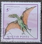 Sellos de Europa - Hungr�a -  Animales prehistóricos: Dimorphodon