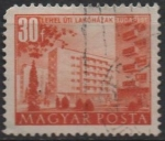 Stamps Hungary -  Edificio en l' calle Lehel