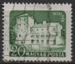 Stamps Hungary -  Castillos: Tata