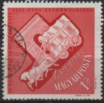Stamps Hungary -  Paris postal Conf. d' 1863