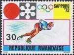 Stamps Rwanda -  Juegos Olímpicos de Invierno 1972 - Sapporo, Patinaje de Velocidad
