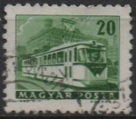 Stamps Hungary -  Tren