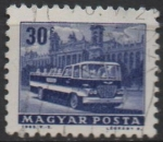 Stamps Hungary -  Bus