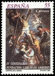 Stamps Spain -  ESPAÑA 1994 3298 Sello Nuevo Fundación Carlos de Amberes Martirio de San Andres Pedro Pablo Rubens