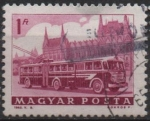 Sellos de Europa - Hungr�a -  Bus y Parlamento