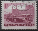 Stamps Hungary -  Bus y Parlamento