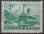 Stamps Hungary -  Transmisor y estadio