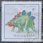 Stamps Hungary -  Animales prehistóricos: Stegosaurus