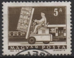 Stamps Hungary -  Carretilla