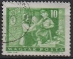 Stamps Hungary -  Cartero