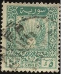 Stamps Asia - Syria -  Siria. Espigas de trigo y el sol.