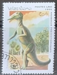 Stamps Laos -  Animales prehistóricos: Trachodon
