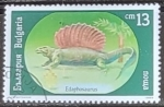 Sellos del Mundo : Europa : Bulgaria :  animales prehistoricos - Edaphosaurus
