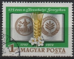 Stamps Hungary -  Emblema Georgikon Grain Potato