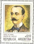 Stamps Argentina -  capitan de corbeta agustin del castillo