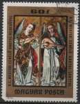 Stamps Hungary -  Angeles que tocan el Violín y el laúd