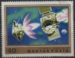 Stamps Hungary -  Naves Espaciales camino d' Marte