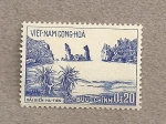 Stamps Vietnam -  Playa de Hatien