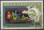 Stamps Hungary -  coche Correos