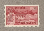 Sellos de Asia - Vietnam -  Central hidroeléctrica de Danhim